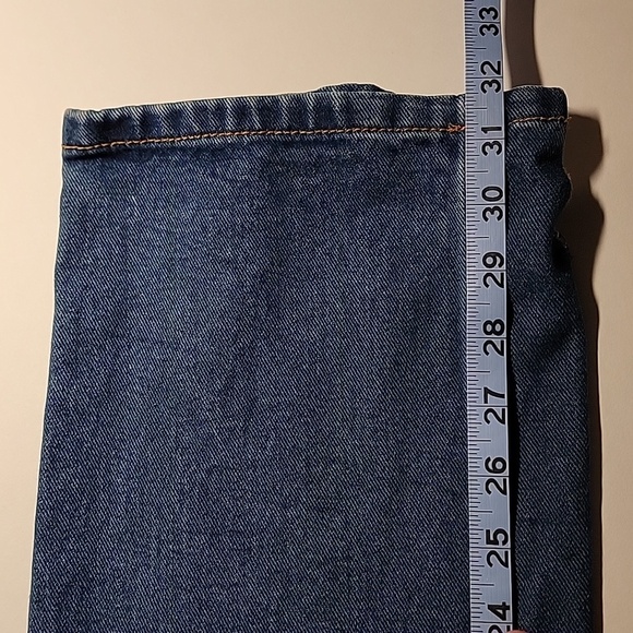 Tiger DenM Blue Jeans Denim Pants Straight Leg Distressed Patchwork Mid-Rise 30 - Picture 12 of 12